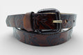 Cinturón Vaqueta Thin Burnished