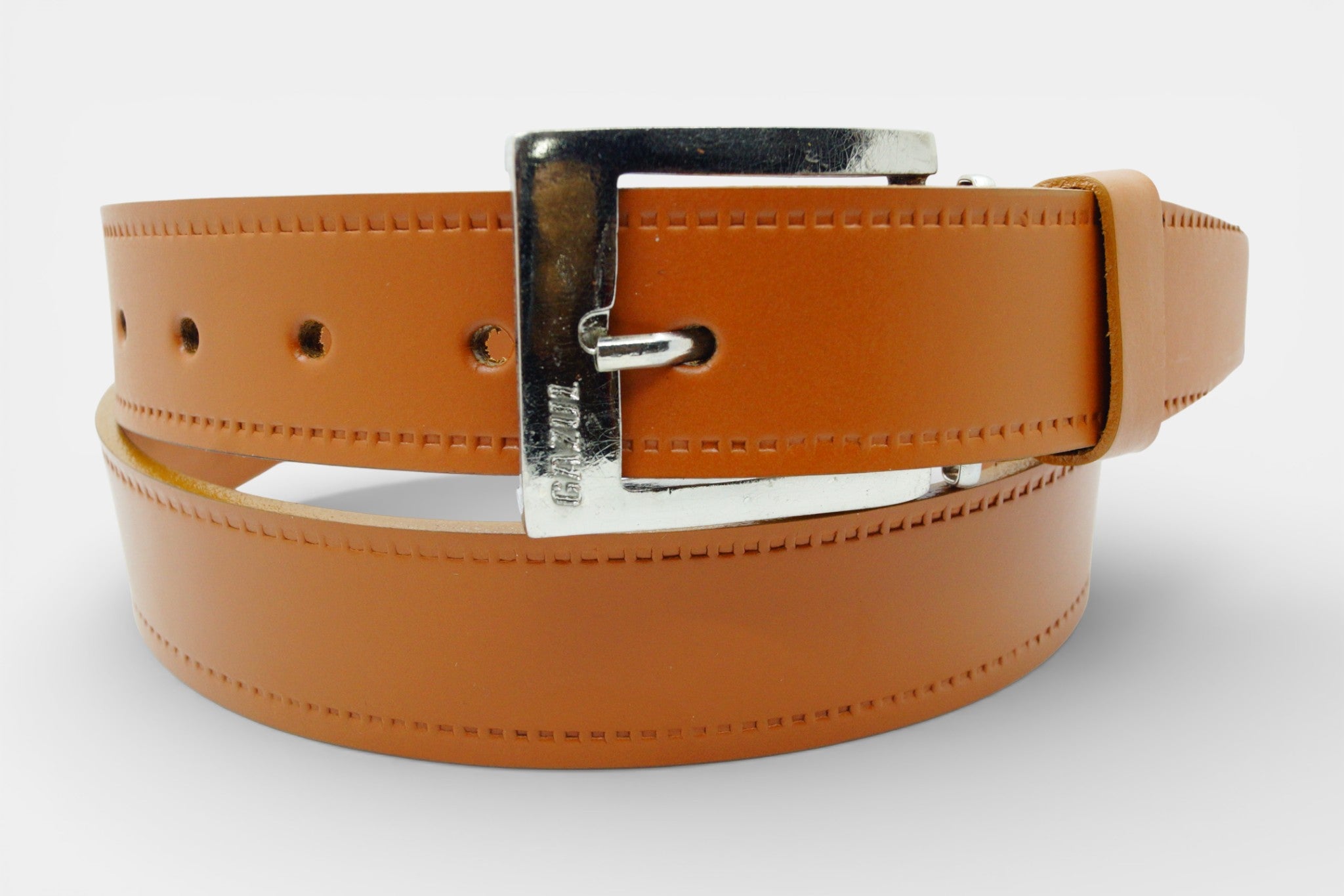 Cinturón Cinveg Double Stitch Tan